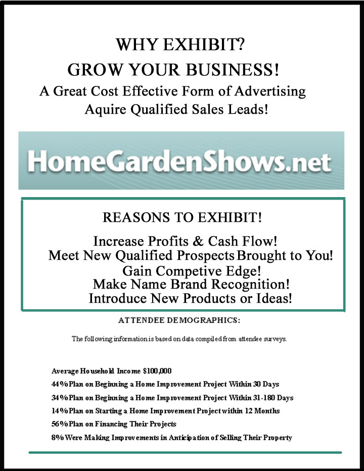 Exhibit at Home Show to Grow Business